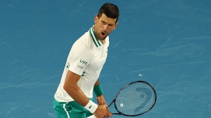 Australian Open: Djokovic brings up 300th slam win despite injury