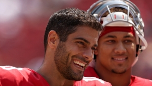 Shanahan: 49ers have two starting quarterbacks after keeping Garoppolo