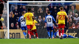 Brighton gift draw to Sheffield United after own goal and red card