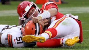 Chiefs star Mahomes out of Browns clash after concussion test