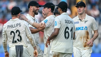 Late collapse puts India on the back foot against New Zealand