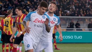 Lecce 1-2 Napoli: Own goal gets runaway leaders back on track