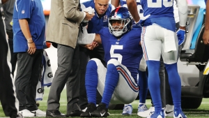 Top Giants draft pick Kayvon Thibodeaux exits preseason game after suffering knee injury