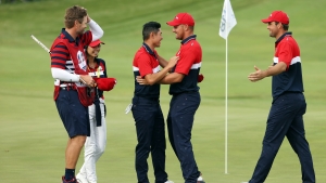 Ryder Cup: USA win on home soil as hosts produce record victory