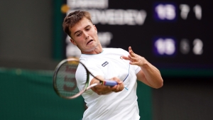 Arthur Fery looks at home on Wimbledon stage in defeat to Daniil Medvedev