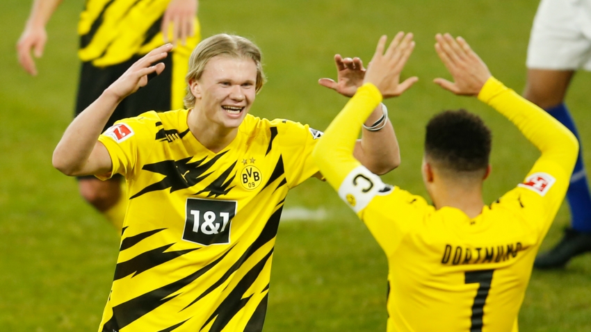 Sancho sets new Bundesliga record... but Haaland closing in after Dortmund double