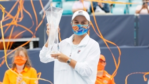 Barty retains Miami title after Andreescu retirement