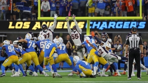 Hopkins&#039; game-winning field goal in overtime delivers win for Chargers against the Broncos