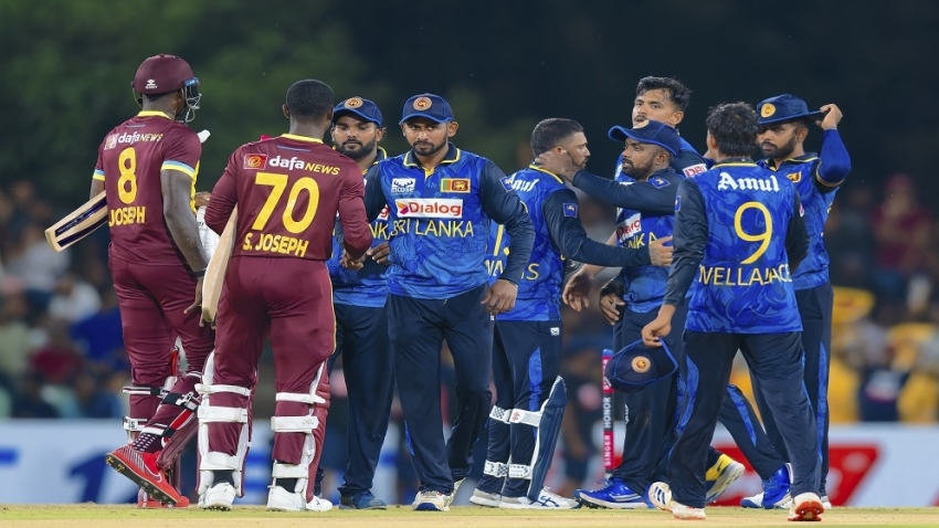 Crushed: Windies suffer nine-wicket defeat as Sri Lanka secure 2-1 series win