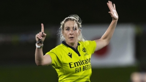 A woman refereeing men’s Six Nations and World Cups ‘inevitable’ – Joy Neville