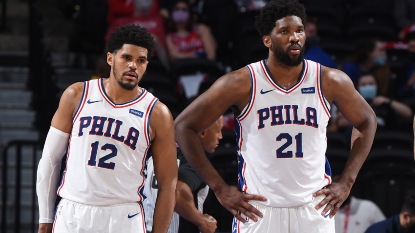 Harris and 76ers not celebrating playoff spot as Embiid focuses on NBA title