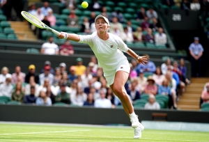 Heather Watson lifted by Sue Barker presence despite Wimbledon exit