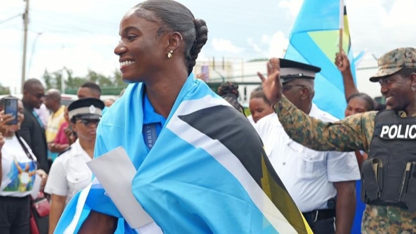 St Lucian queen: Olympic champ Julien Alfred returns home to hero's welcome