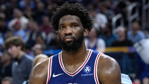 Sliding 76ers &#039;hopeful&#039; Embiid could make playoffs after knee surgery