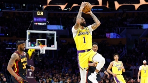 Ham hails &#039;elite&#039; Russell after Lakers star shooter matches 3s record