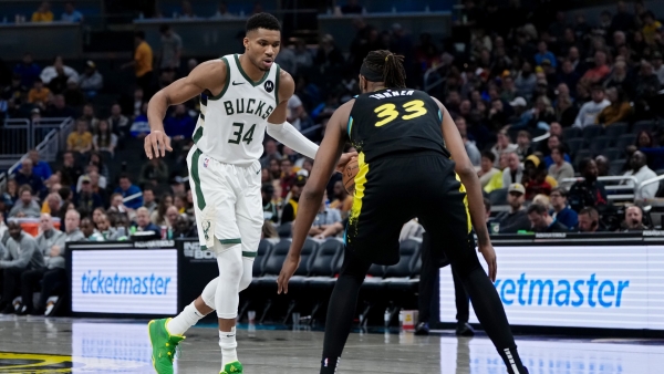 NBA: Antetokounmpo scores 54 but Pacers rally to beat Bucks