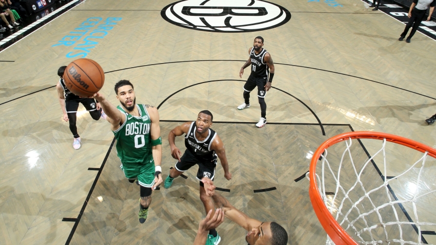 Tatum double-double leads Celtics past Nets without Durant, Doncic triple-double downs Lakers