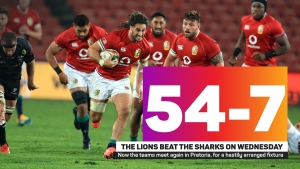 Gatland rallies Lions as Sharks take second bite at tourists