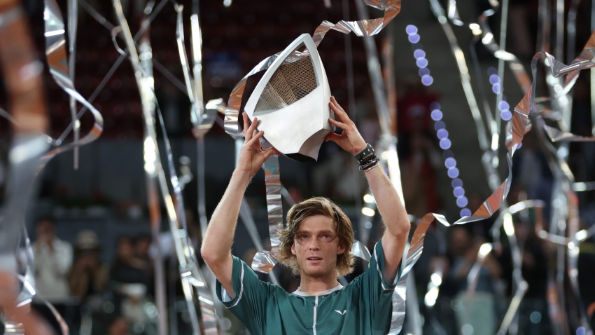 Rublev claws back to down Auger-Aliassime in Madrid Open final