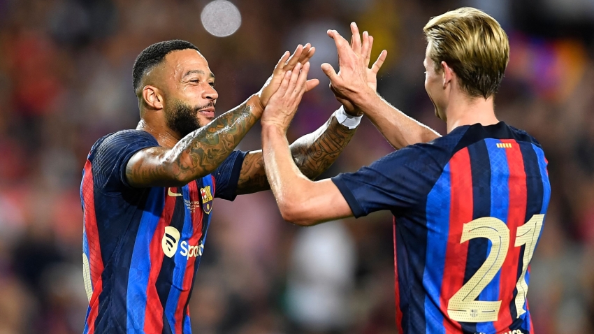 Barcelona pair De Jong and Depay facing spell on sidelines