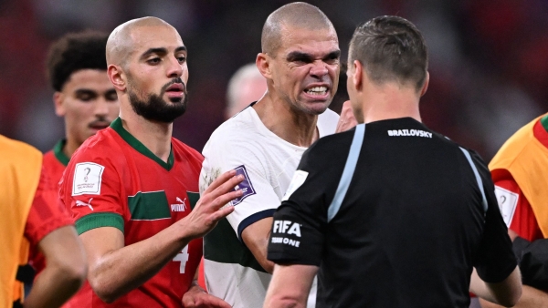 Pepe slams &#039;unacceptable&#039; referee after Portugal suffer World Cup exit