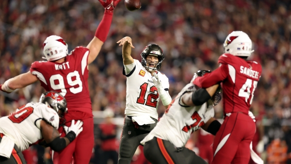 NFL: Bucs trim Cardinals' lead on Tom Brady, Rachaad White TD