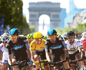 On this day in 2012: Bradley Wiggins celebrates historic Tour de France victory