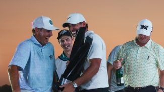 Koepka recovers from last-nine slip-up to clinch LIV Golf Jeddah title