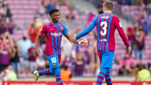 Fati sets sights on LaLiga and Champions League glory after goalscoring return