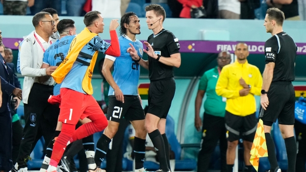Uruguay, Cavani and Godin charged by FIFA after furious reaction to World Cup exit