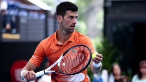 Djokovic cuts short practice match due to hamstring concern