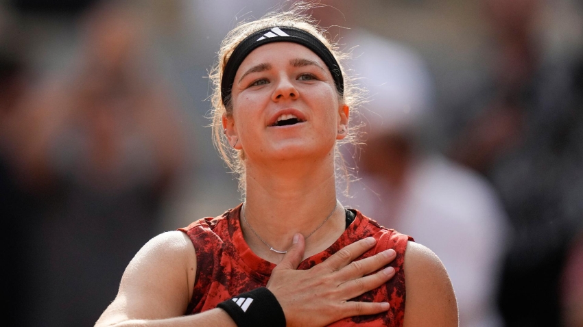 French Open day 12: Karolina Muchova reaches first grand slam final after upset