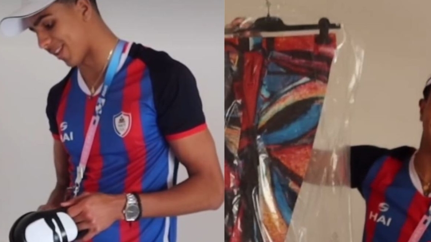 Haitian swimmer Alex Grand&#039;Pierre gushes over opening ceremony outfit for 2024 Paris Olympics