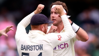Ashes 2021-22: England claim two late wickets on rain-affected opening day