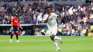 Real Madrid 4-0 Osasuna: Vinicius hat-trick helps hosts to an easy win