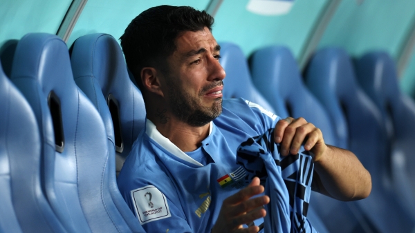 Sorry Suarez aims FIFA jibe as Uruguay are left stunned by World Cup exit