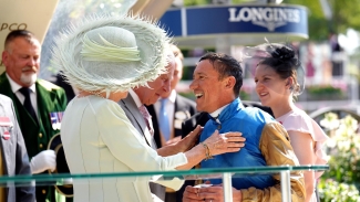 Kisses for the Queen on a magical Dettori day at Royal Ascot