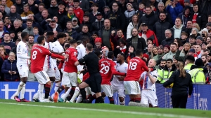 Man Utd and Palace charged over fracas in which Casemiro saw red