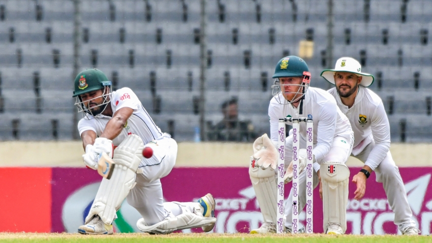 Mehidy leads Bangladesh comeback on rain soaked third day