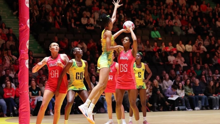 Sunshine Girls rally to secure thrilling 49-49 draw with England in Horizon Netball Series opener