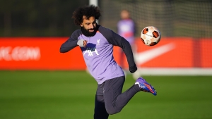 Mohamed Salah returns to training ahead of Europa League tie at Sparta Prague