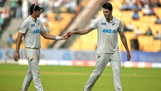 Late India collapse puts New Zealand on brink of Test victory