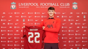 Liverpool sign teenage right-back Ramsay from Aberdeen