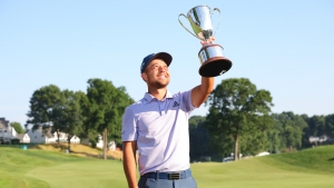 Xander Schauffele wins Travelers Championship after 18th-hole collapse from Sahith Theegala