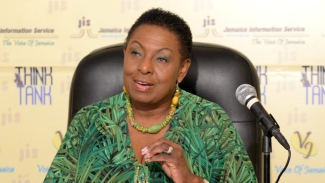 Jamaica&#039;s Minister of Sport, the hon. Olivia Grange.