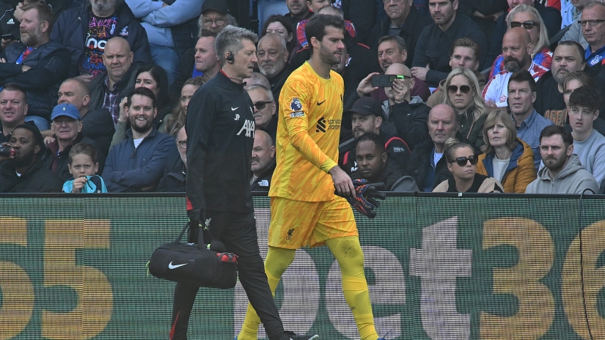 &#039;Alisson will not be with us&#039; - Slot dealt injury blow after Palace win