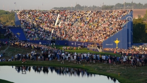 Ryder Cup under way with Europe’s ‘Team Angry’ keeping calm early on