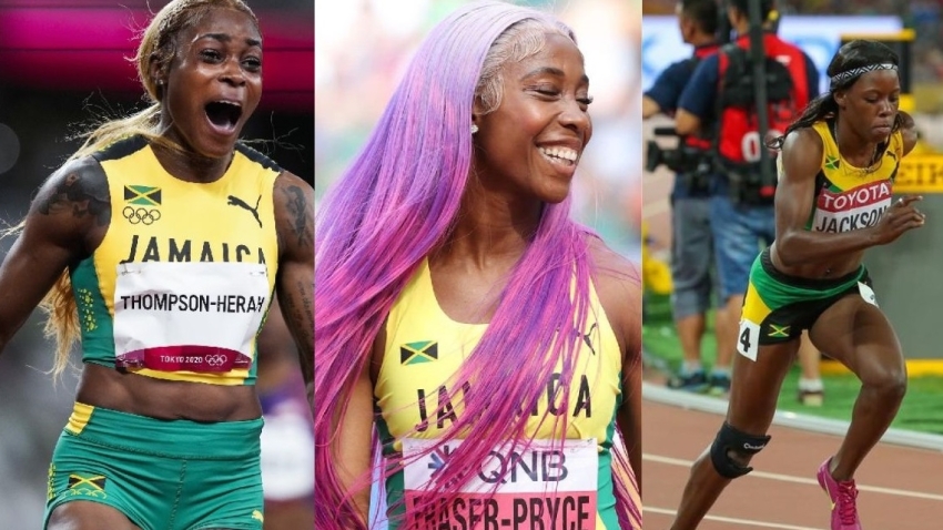 Jamaica&#039;s big three into women 100m finals, Olympic champion Parchment through to 110m hurdles final