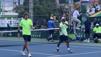 The Jamaican duo of Bicknell and Phillips lost their doubles encounter against the Barbados pair of King and Lewis on Sunday.
