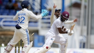 West Indies face uphill struggle to save second Test; 76-2 at stumps, needing a further 289 for unlikely victory